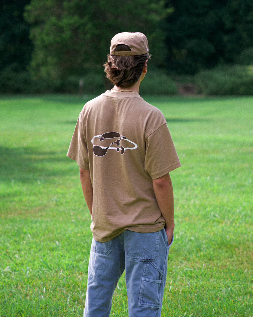 ‘Mud Runner’ Brown Heavy Weight Tee