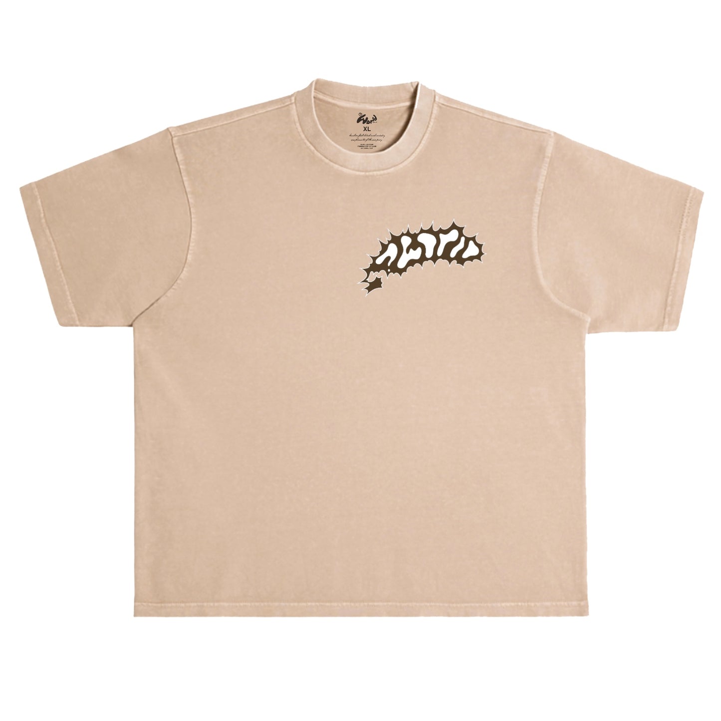 ‘Mud Runner’ Brown Heavy Weight Tee